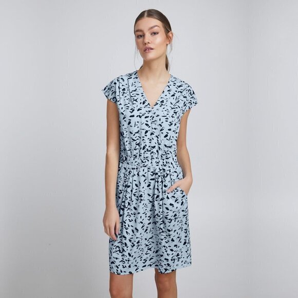 ICHI | Printed Dress | Sz. L - Picture 2 of 11
